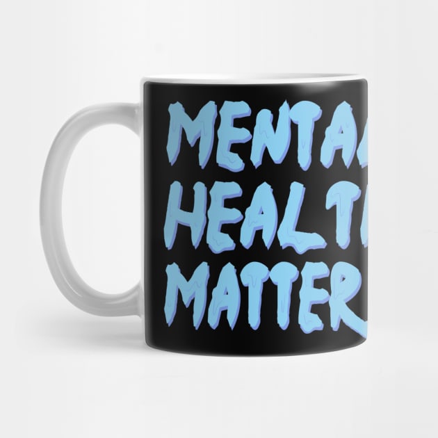 mental health matters dripping/melting in pastel baby blue by acatalepsys 